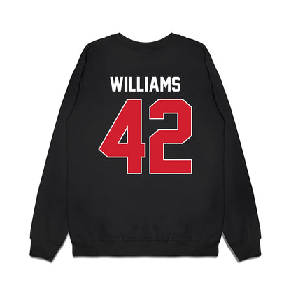 Arkansas State - NCAA Football : Shaun Williams - Vintage Helmet Premium Crewneck Sweatshirt-1