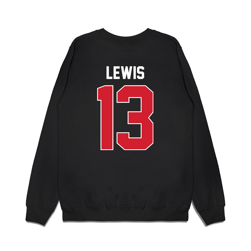Arkansas State - NCAA Football : Tyrell Lewis - Vintage Helmet Premium Crewneck Sweatshirt-1