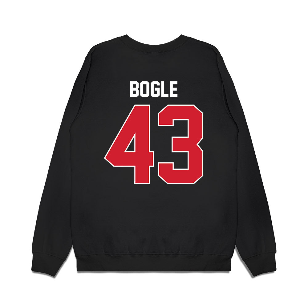 Arkansas State - NCAA Football : Chase Bogle - Vintage Helmet Premium Crewneck Sweatshirt-1