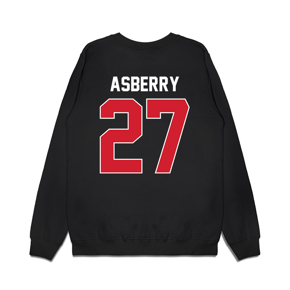 Arkansas State - NCAA Football : Noland Asberry - Vintage Helmet Premium Crewneck Sweatshirt-1