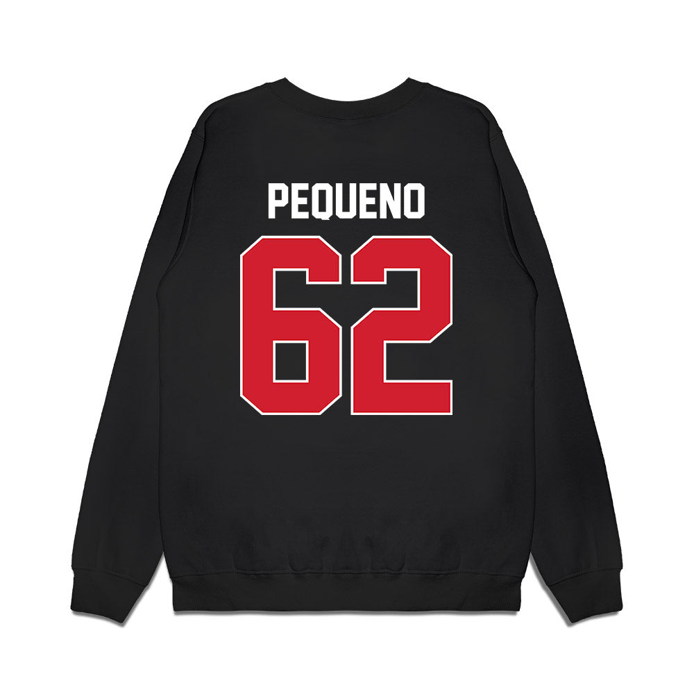 Arkansas State - NCAA Football : Jacob Pequeno - Vintage Helmet Premium Crewneck Sweatshirt-1