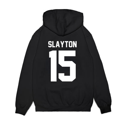 New Mexico - NCAA Football : Xavier Slayton - Vintage Helmet Premium Hooded Sweatshirt-1