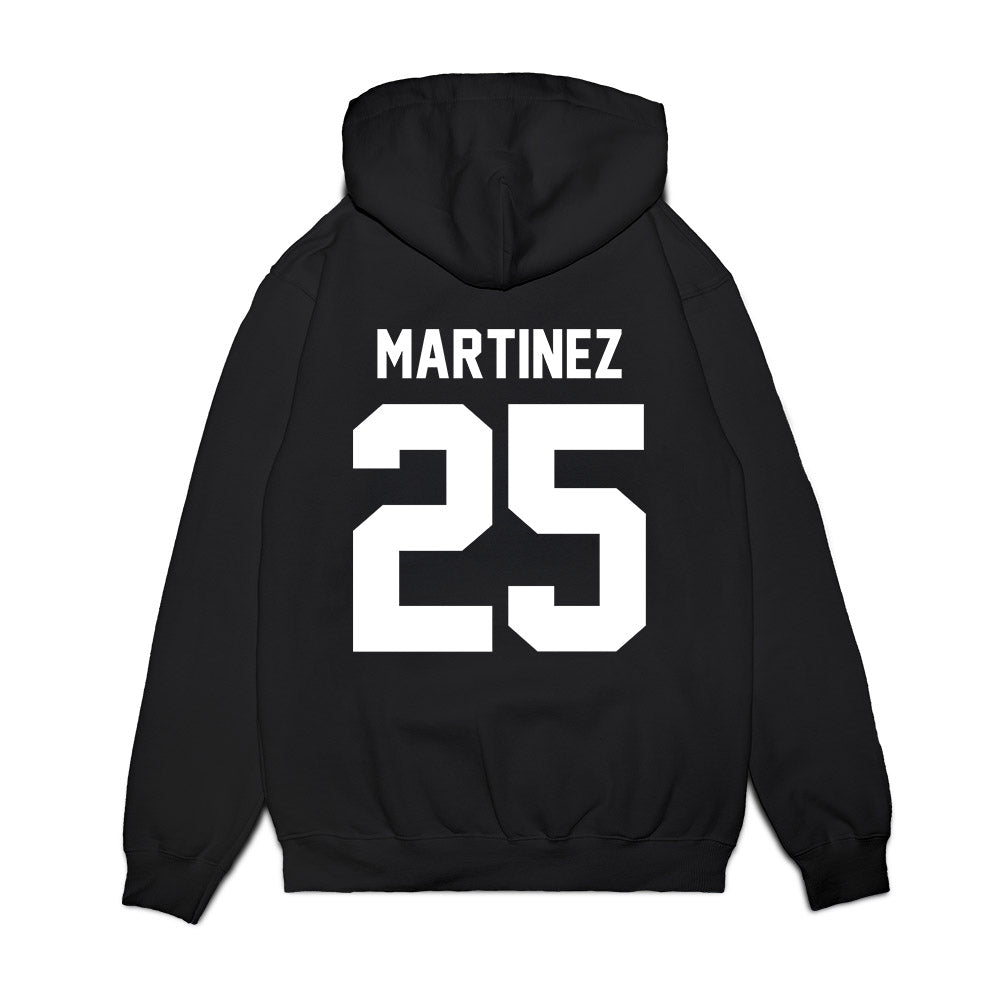 New Mexico - NCAA Football : Dsean Martinez - Vintage Helmet Premium Hooded Sweatshirt-1