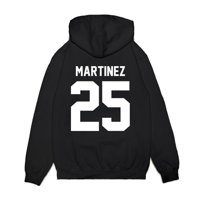 New Mexico - NCAA Football : Dsean Martinez - Vintage Helmet Premium Hooded Sweatshirt-1