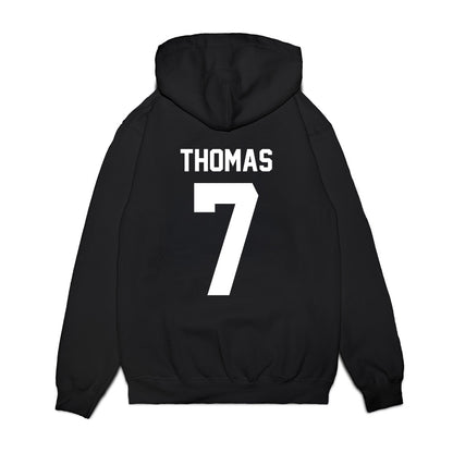 New Mexico - NCAA Football : Dorian Thomas - Vintage Helmet Premium Hooded Sweatshirt-1