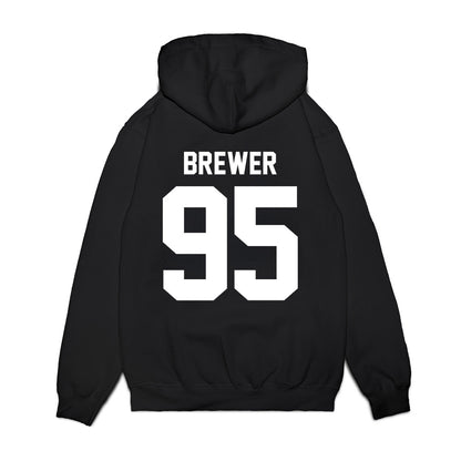 New Mexico - NCAA Football : Colby Brewer - Vintage Helmet Premium Hooded Sweatshirt-1