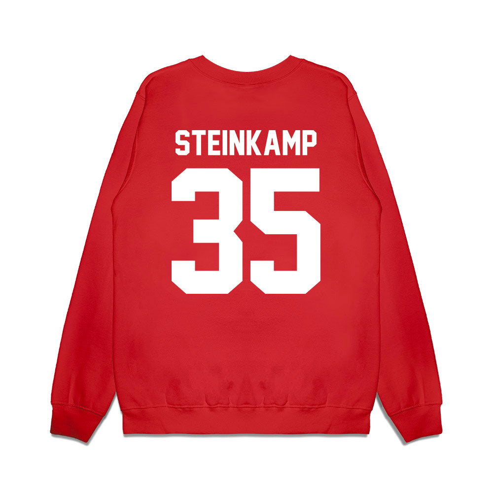 New Mexico - NCAA Football : Charles Steinkamp - Vintage Helmet Premium Crewneck Sweatshirt-1