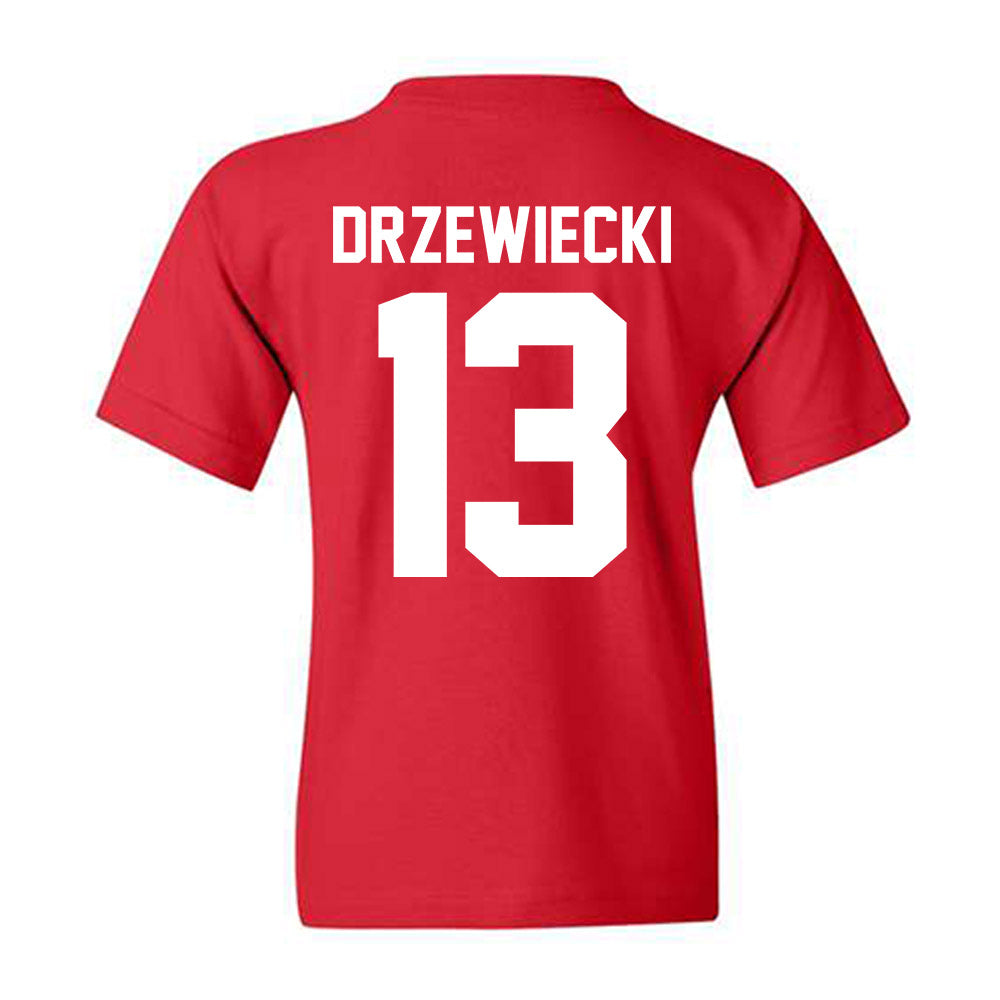 New Mexico - NCAA Football : Luke Drzewiecki - Vintage Helmet Youth T-Shirt-1
