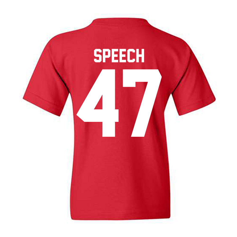 New Mexico - NCAA Football : Drew Speech - Vintage Helmet Youth T-Shirt-1