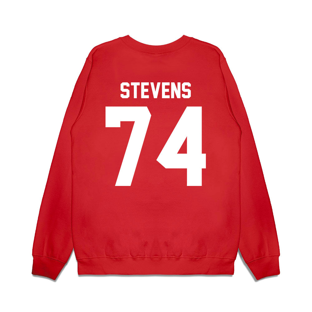 New Mexico - NCAA Football : Marcus Stevens - Vintage Helmet Premium Crewneck Sweatshirt-1