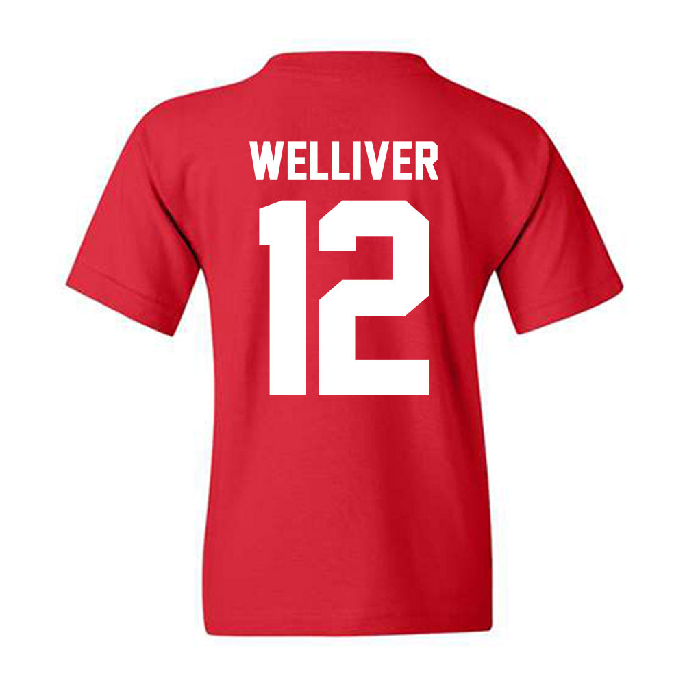 New Mexico - NCAA Football : Cole Welliver - Vintage Helmet Youth T-Shirt-1