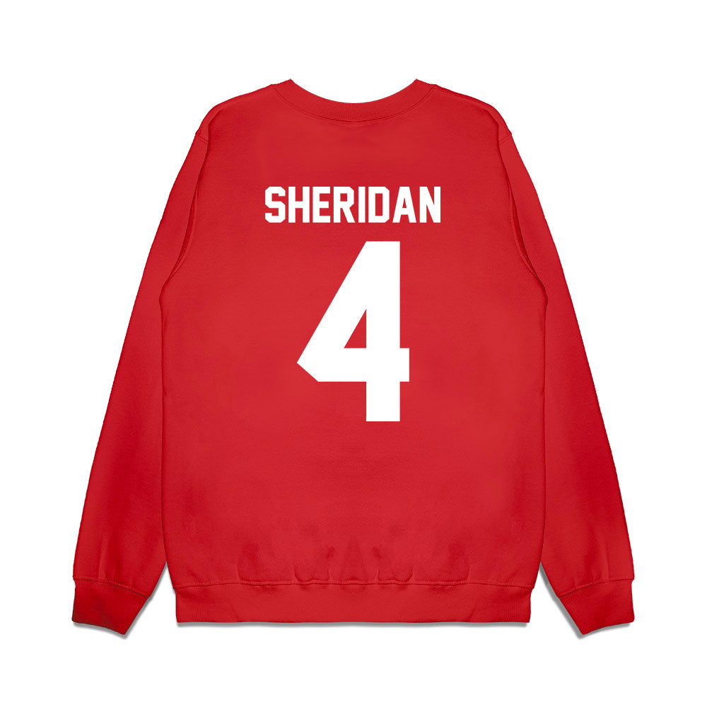 New Mexico - NCAA Football : Jayden Sheridan - Vintage Helmet Premium Crewneck Sweatshirt-1
