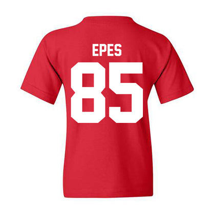 New Mexico - NCAA Football : Jackson Epes - Vintage Helmet Youth T-Shirt-1