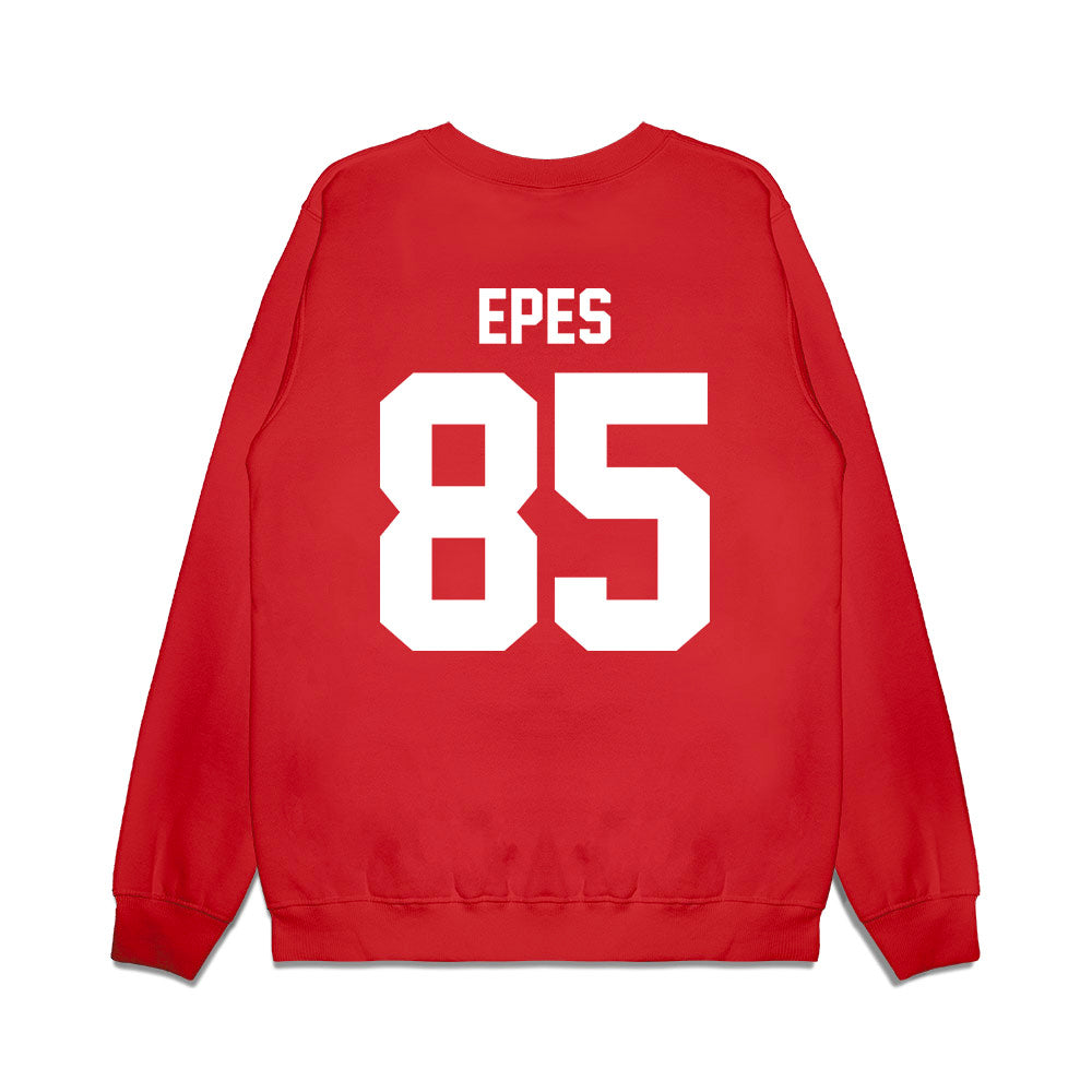 New Mexico - NCAA Football : Jackson Epes - Vintage Helmet Premium Crewneck Sweatshirt-1