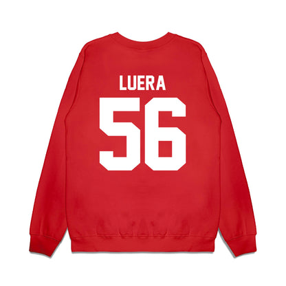New Mexico - NCAA Football : Marko Luera - Vintage Helmet Premium Crewneck Sweatshirt-1
