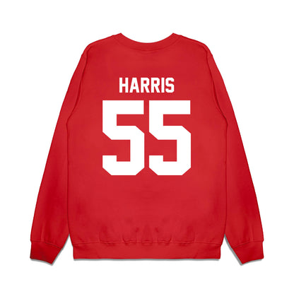 New Mexico - NCAA Football : Elvin Harris - Vintage Helmet Premium Crewneck Sweatshirt-1