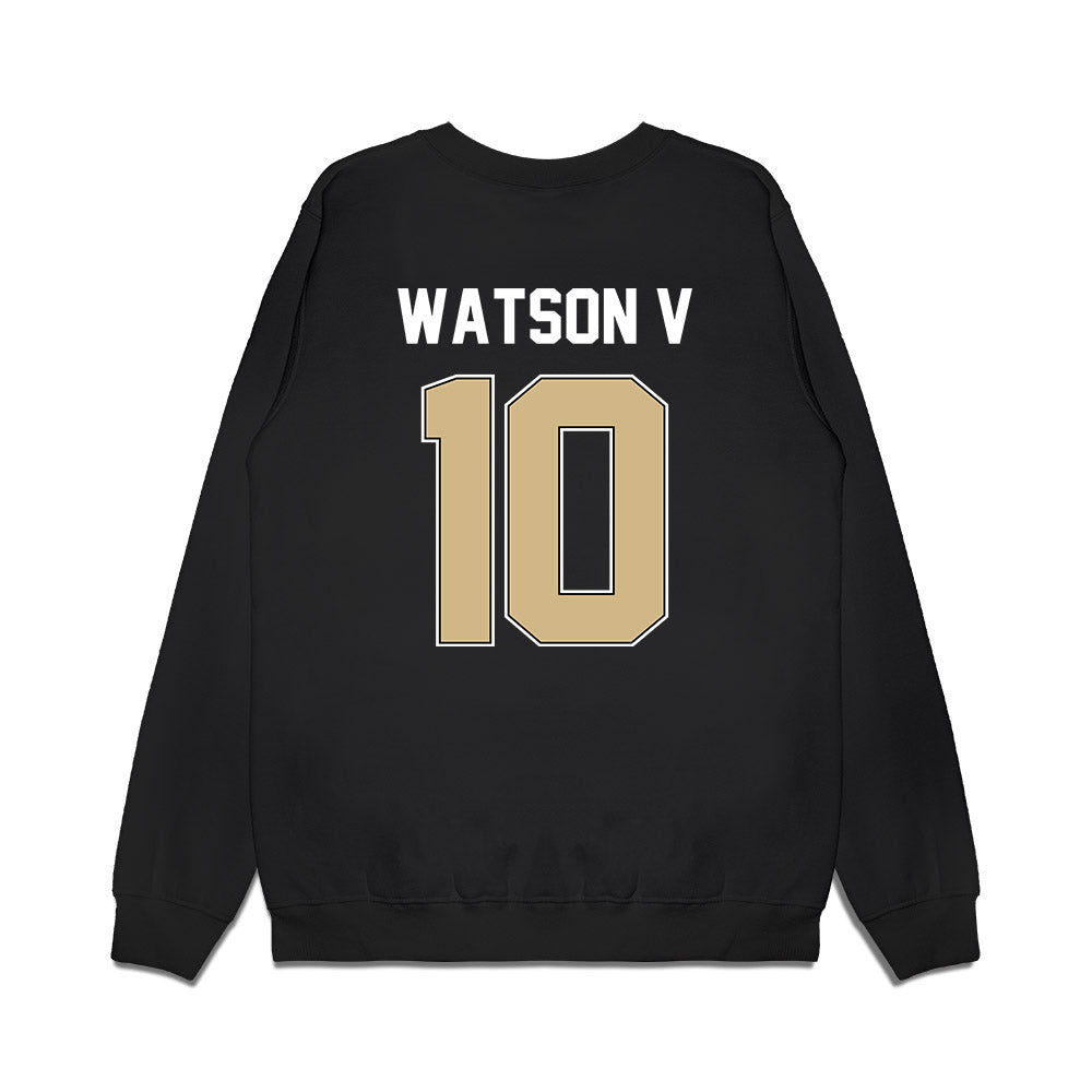 Purdue - NCAA Football : Jesse Watson V - Vintage Helmet Premium Crewneck Sweatshirt-1