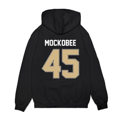 Purdue - NCAA Football : Devin Mockobee - Vintage Helmet Premium Hooded Sweatshirt-1