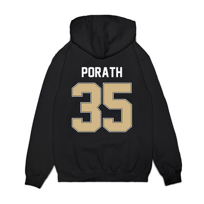 Purdue - NCAA Football : Spencer Porath - Vintage Helmet Premium Hooded Sweatshirt-1