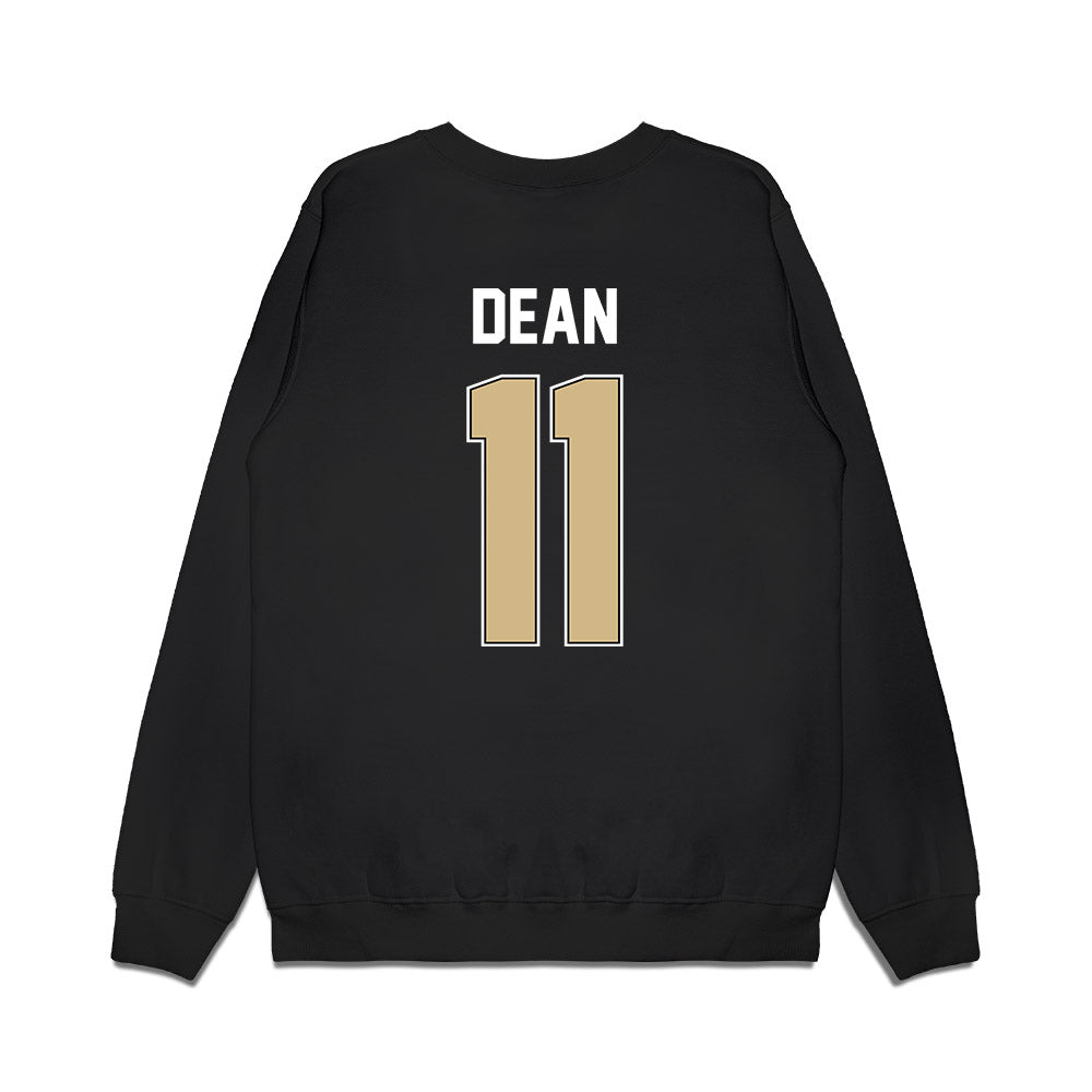 Purdue - NCAA Football : Carson Dean - Vintage Helmet Premium Crewneck Sweatshirt-1