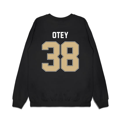Purdue - NCAA Football : Zyntreacs Otey - Vintage Helmet Premium Crewneck Sweatshirt-1