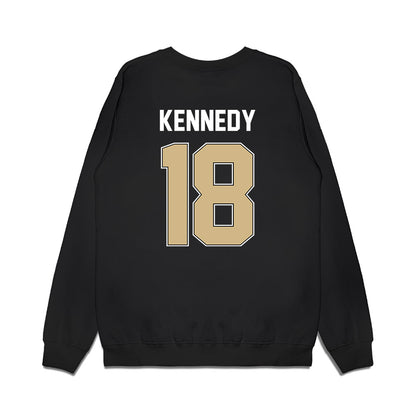 Purdue - NCAA Football : Demeco Kennedy - Vintage Helmet Premium Crewneck Sweatshirt-1