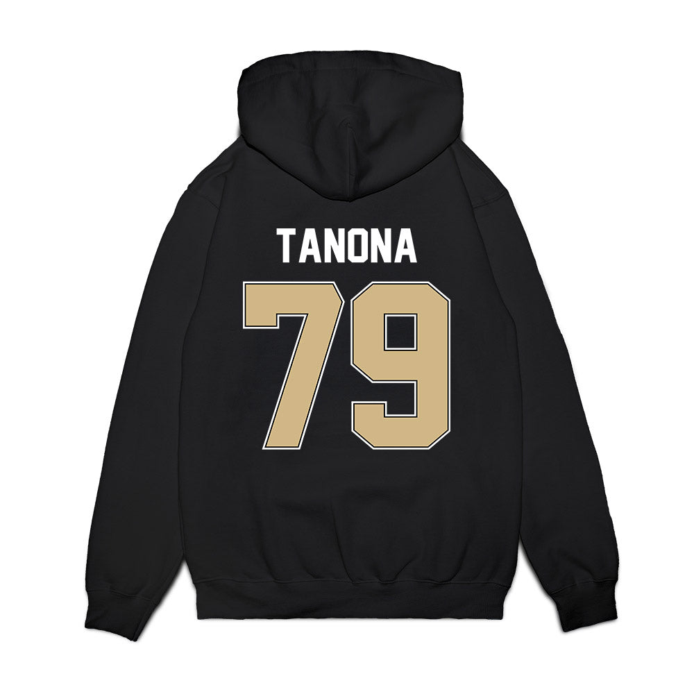 Purdue - NCAA Football : Joey Tanona - Vintage Helmet Premium Hooded Sweatshirt-1