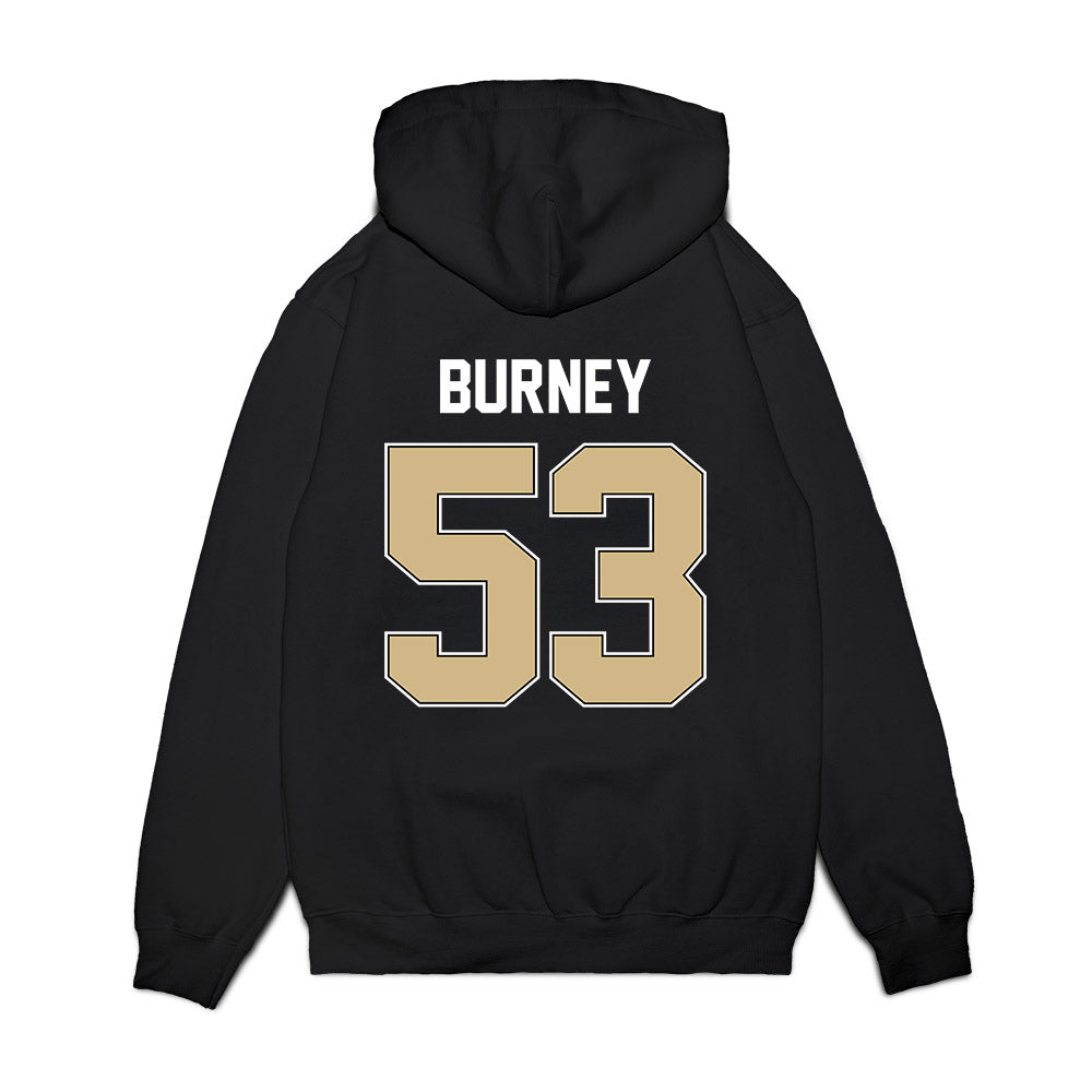 Purdue - NCAA Football : Joshua Burney - Vintage Helmet Premium Hooded Sweatshirt-1