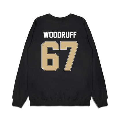 Purdue - NCAA Football : Drew Woodruff - Vintage Helmet Premium Crewneck Sweatshirt-1
