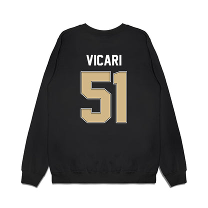 Purdue - NCAA Football : Mason Vicari - Vintage Helmet Premium Crewneck Sweatshirt-1
