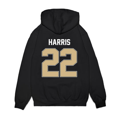 Purdue - NCAA Football : Antonio Harris - Vintage Helmet Premium Hooded Sweatshirt-1