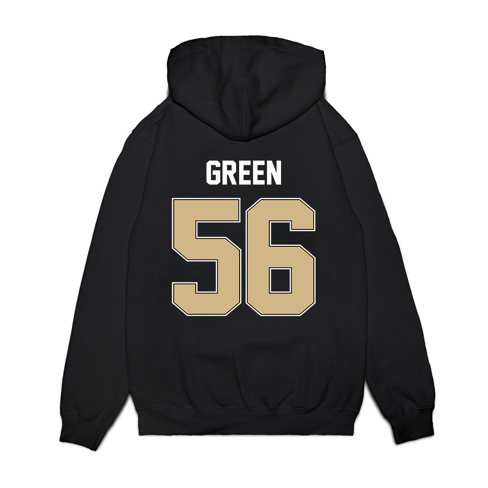 Purdue - NCAA Football : Tyrell Green - Vintage Helmet Premium Hooded Sweatshirt-1