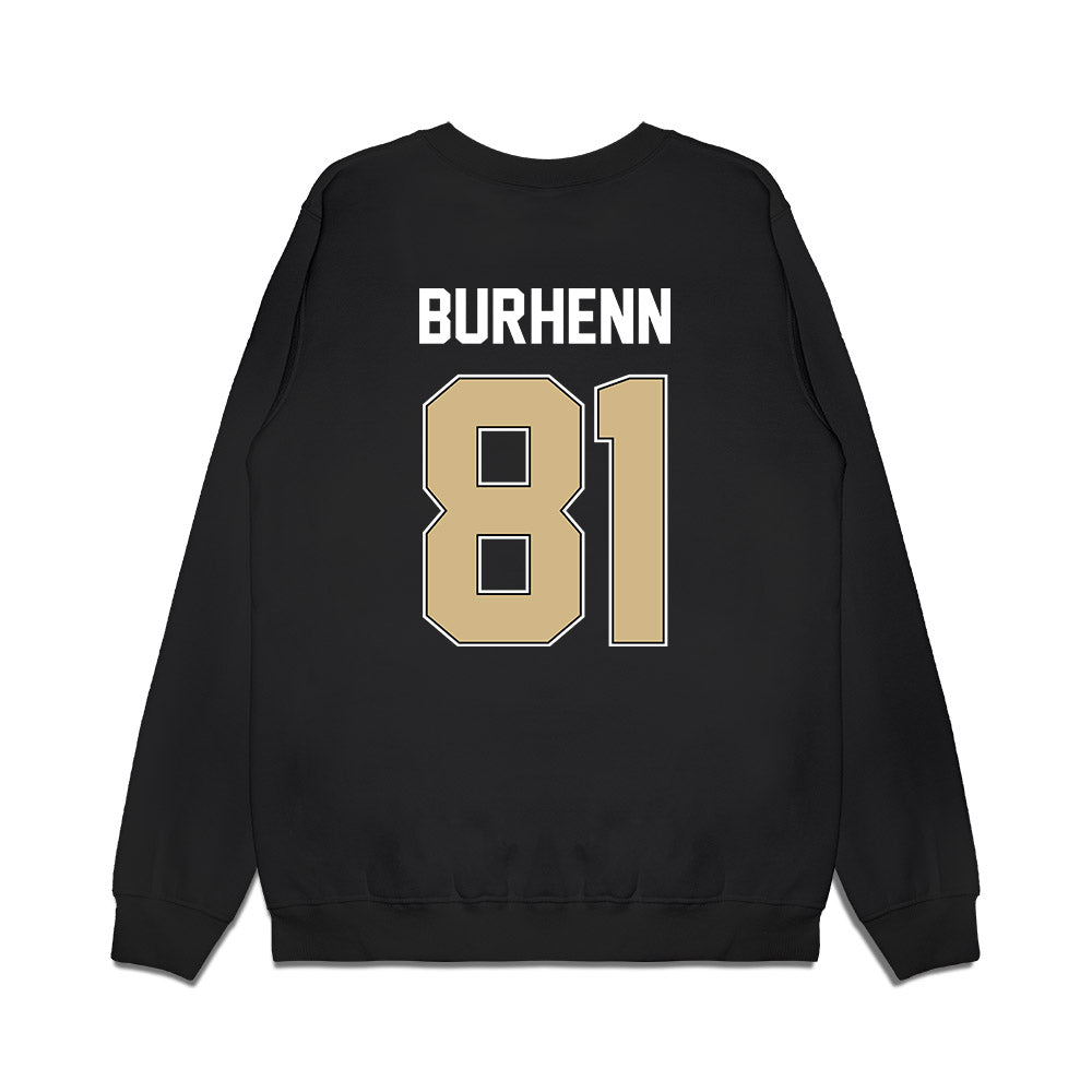 Purdue - NCAA Football : George Burhenn - Vintage Helmet Premium Crewneck Sweatshirt-1