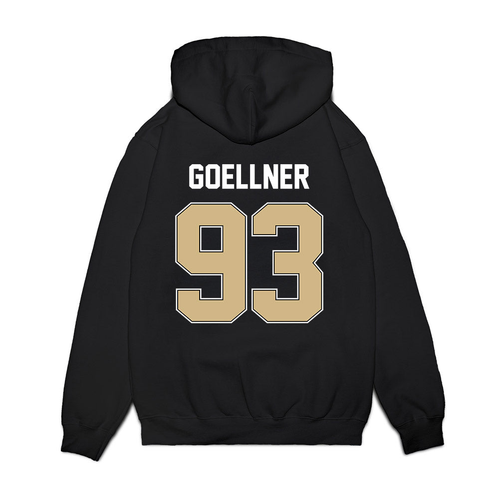 Purdue - NCAA Football : Sam Goellner - Vintage Helmet Premium Hooded Sweatshirt-1