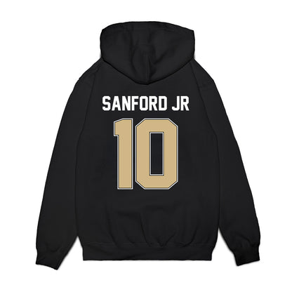 Purdue - NCAA Football : Alex Sanford Jr - Vintage Helmet Premium Hooded Sweatshirt-1