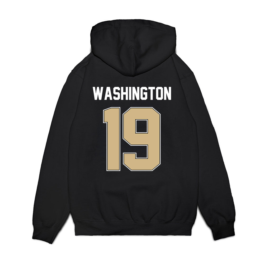 Purdue - NCAA Football : David Washington - Vintage Helmet Premium Hooded Sweatshirt-1