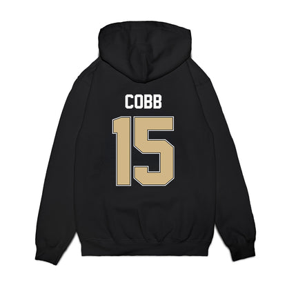Purdue - NCAA Football : Vi'Naz Cobb - Vintage Helmet Premium Hooded Sweatshirt-1