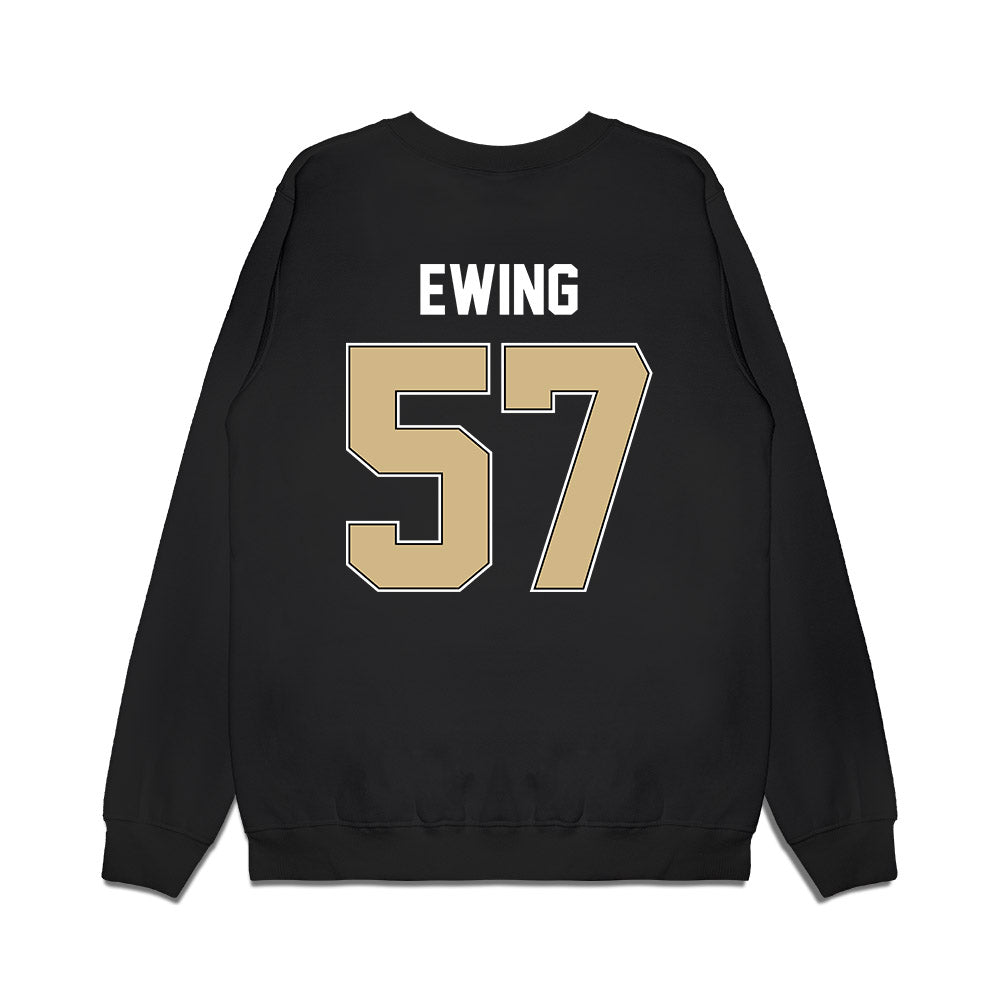 Purdue - NCAA Football : Tom Ewing - Vintage Helmet Premium Crewneck Sweatshirt-1