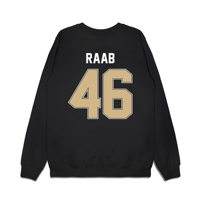 Purdue - NCAA Football : Luke Raab - Vintage Helmet Premium Crewneck Sweatshirt-1