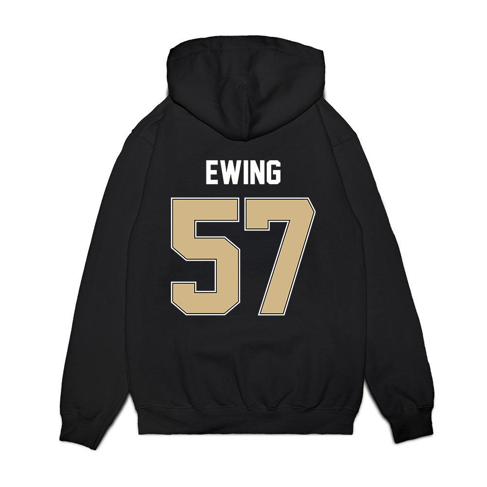 Purdue - NCAA Football : Tom Ewing - Vintage Helmet Premium Hooded Sweatshirt-1