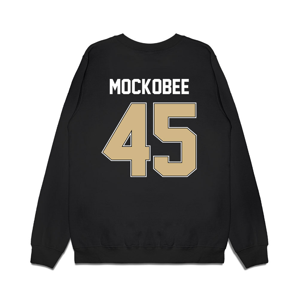 Purdue - NCAA Football : Devin Mockobee - Vintage Helmet Premium Crewneck Sweatshirt-1
