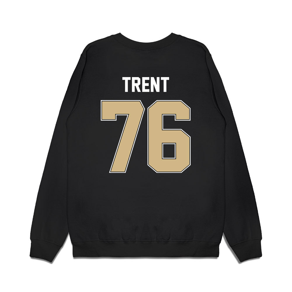 Purdue - NCAA Football : Ethan Trent - Vintage Helmet Premium Crewneck Sweatshirt-1
