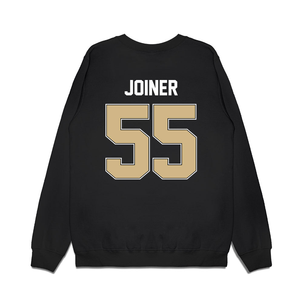 Purdue - NCAA Football : Bradyn Joiner - Vintage Helmet Premium Crewneck Sweatshirt-1