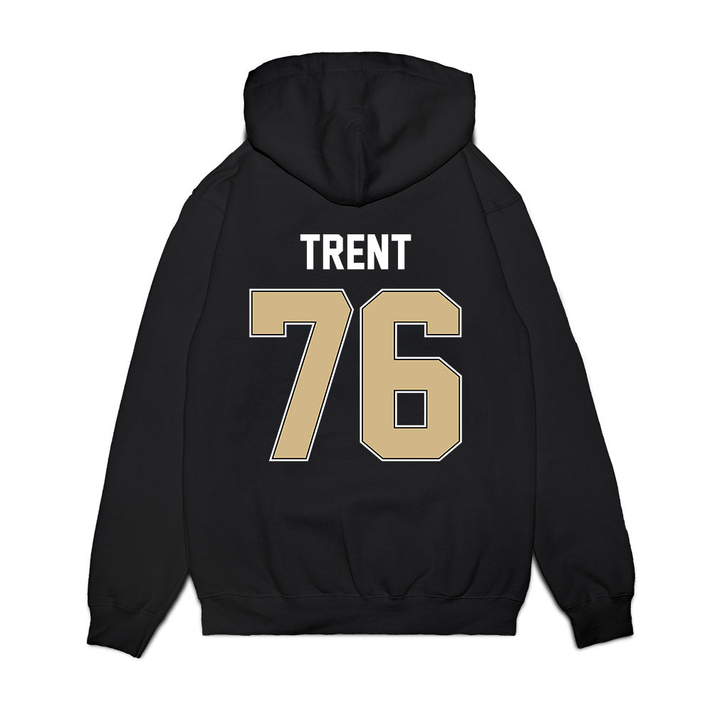 Purdue - NCAA Football : Ethan Trent - Vintage Helmet Premium Hooded Sweatshirt-1