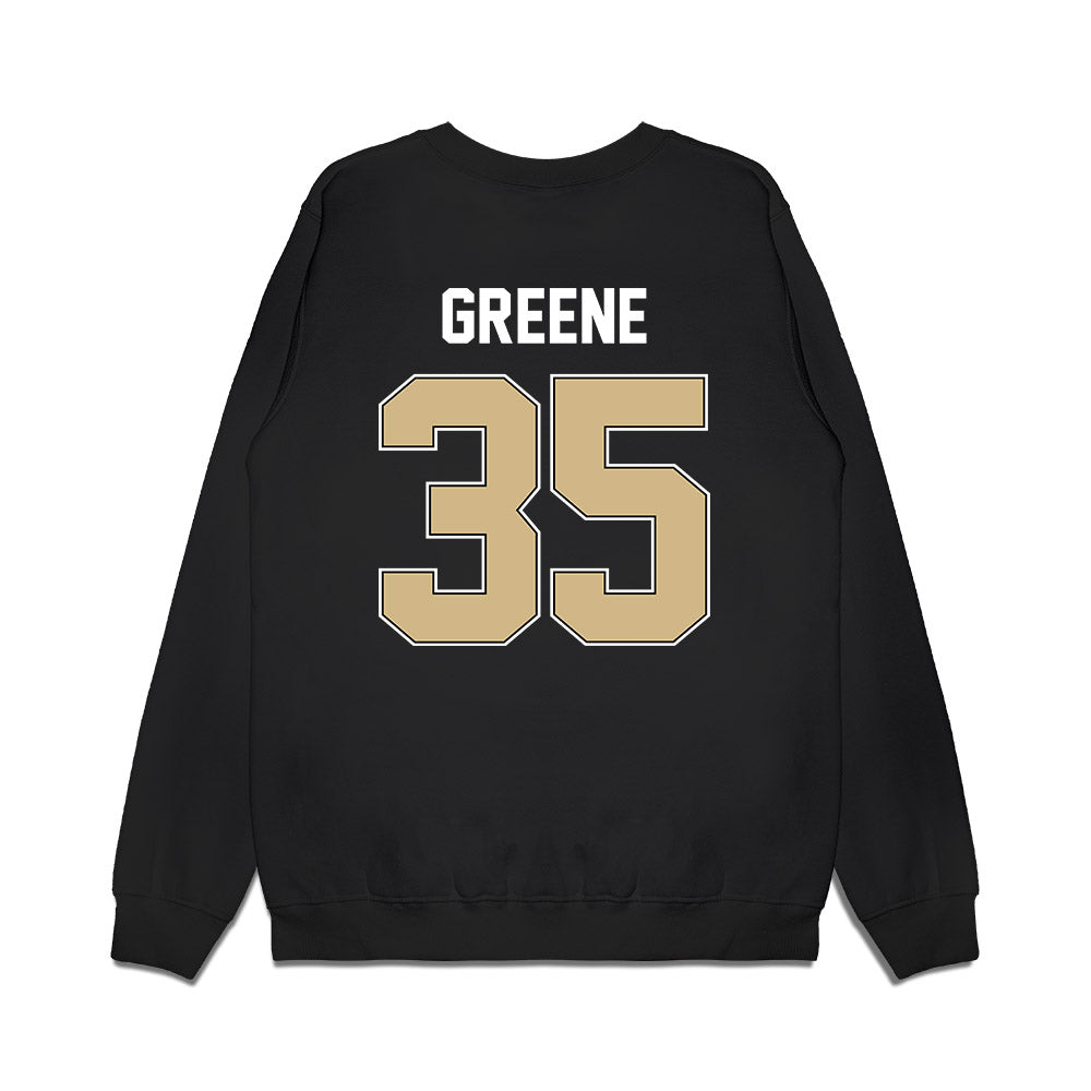 Purdue - NCAA Football : DJ Greene - Vintage Helmet Premium Crewneck Sweatshirt-1