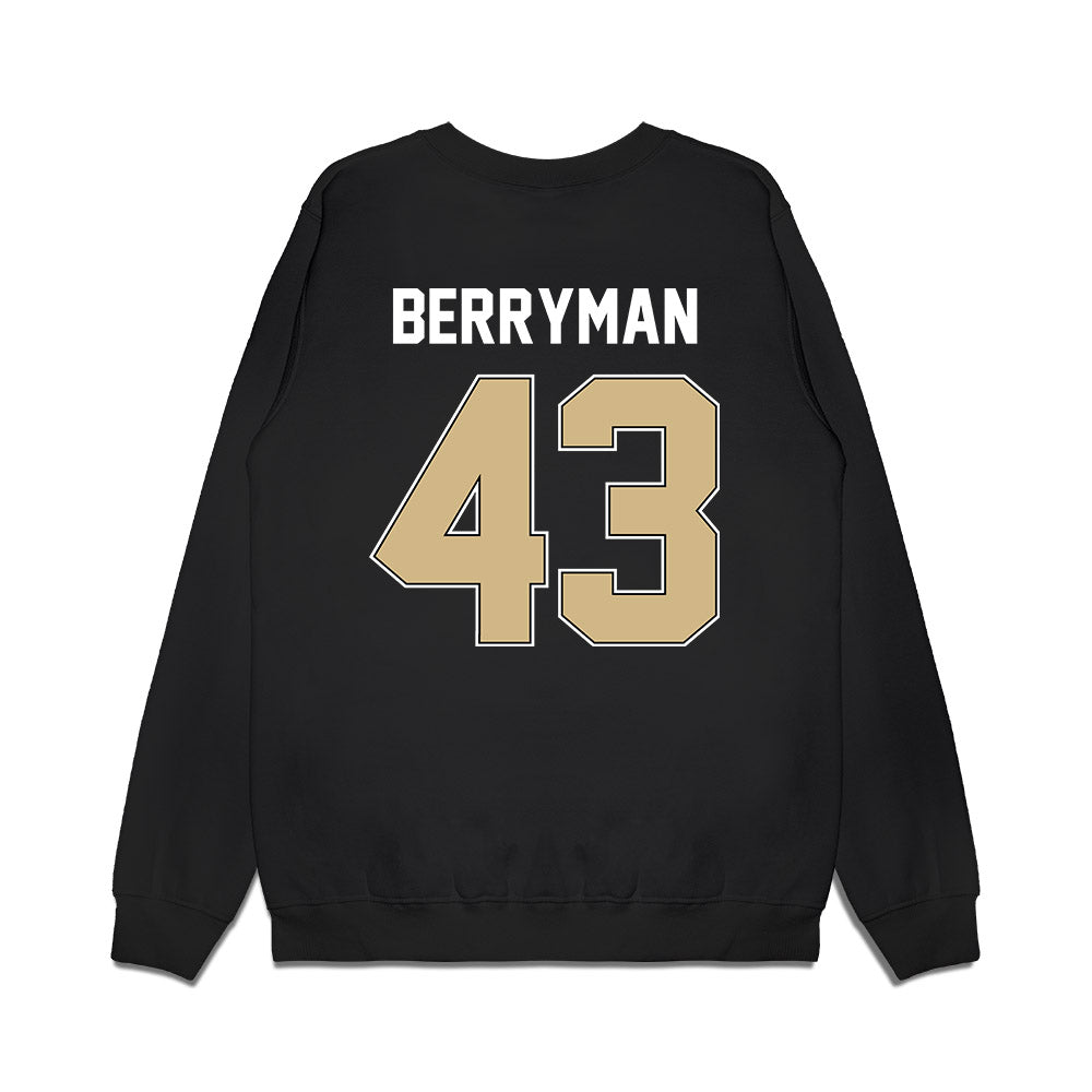 Purdue - NCAA Football : Jackson Berryman - Vintage Helmet Premium Crewneck Sweatshirt-1