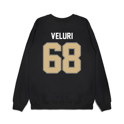 Purdue - NCAA Football : Sankeerth Veluri - Vintage Helmet Premium Crewneck Sweatshirt-1