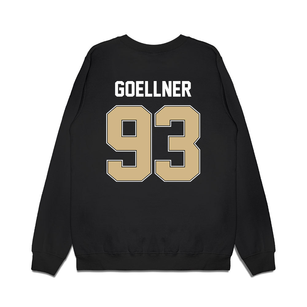 Purdue - NCAA Football : Sam Goellner - Vintage Helmet Premium Crewneck Sweatshirt-1
