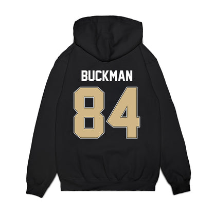 Purdue - NCAA Football : Nolan Buckman - Vintage Helmet Premium Hooded Sweatshirt-1