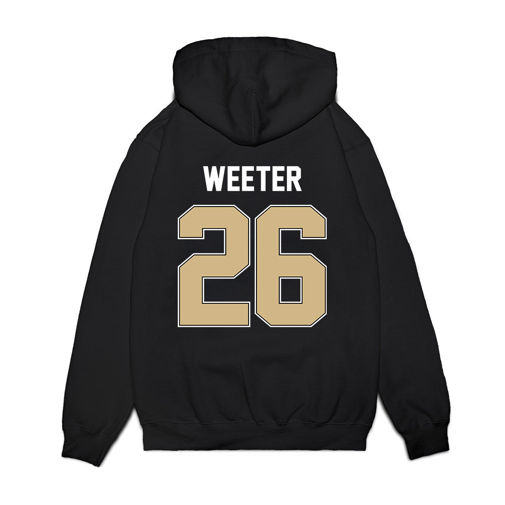 Purdue - NCAA Football : Jack Weeter - Vintage Helmet Premium Hooded Sweatshirt-1
